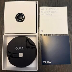 Gen3 Oura Ring, size 8, Silver